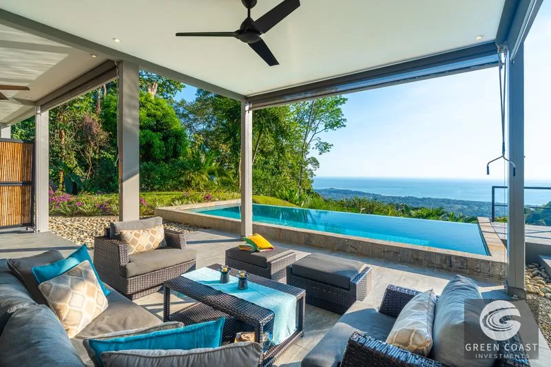 Uvita Oceanview Sanctuary: Private 3-Bed Luxury Retreat with Infinity Pool & Whale's Tail Views — view 18, Bahia Ballena, Osa, Costa Rica