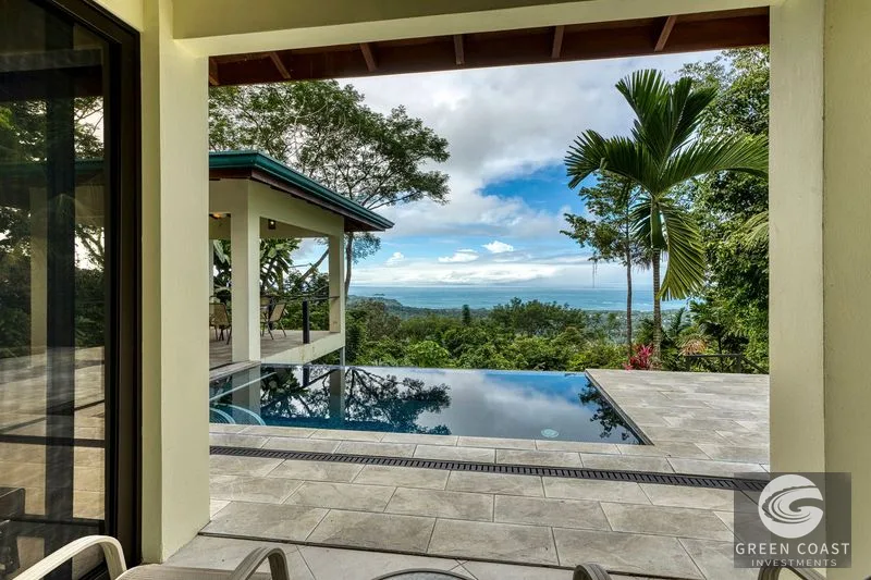 Uvita Ridge-top Villa: Infinity Pool, Whale's Tail Views & Abundant Wildlife — view 9, Uvita, Uvita, Costa Rica