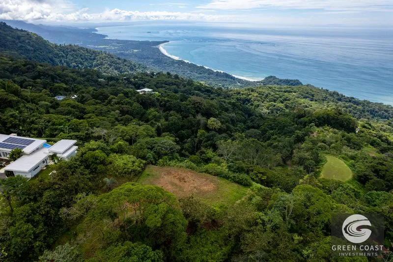 Last Whales Tail Ocean View Lot in Prestigious Gated Community - Costa Verde — view 2, Escaleras, Osa, Costa Rica