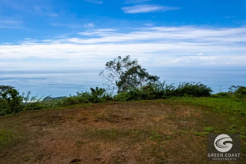 Last Whales Tail Ocean View Lot in Prestigious Gated Community - Costa Verde — view 3, Escaleras, Osa, Costa Rica
