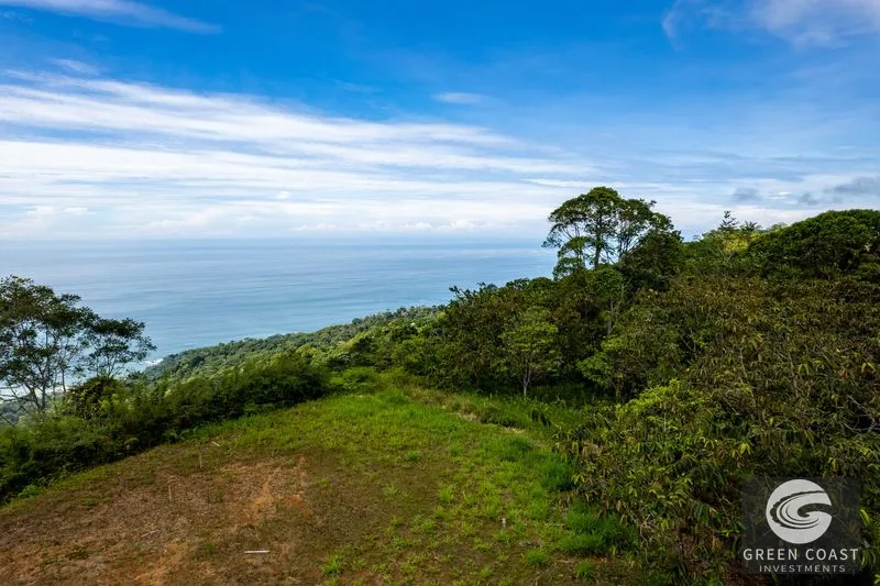 Last Whales Tail Ocean View Lot in Prestigious Gated Community - Costa Verde — view 4, Escaleras, Osa, Costa Rica