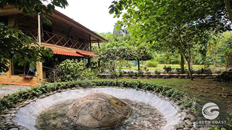 Manuel Antonio Jungle Retreat: Riverfront Wooden Home on 1.4 Acres with Fruit Trees — view 2, Quepos, Costa Rica