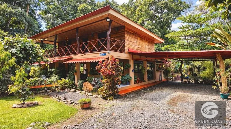 Manuel Antonio Jungle Retreat: Riverfront Wooden Home on 1.4 Acres with Fruit Trees — view 5, Quepos, Costa Rica