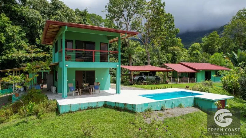 Ojochal Estate: Two Homes, Ocean & Mountain Views, Pool & Expansion Potential on 1.55 Acres — view 2, Ojochal, Ojochal, Costa Rica