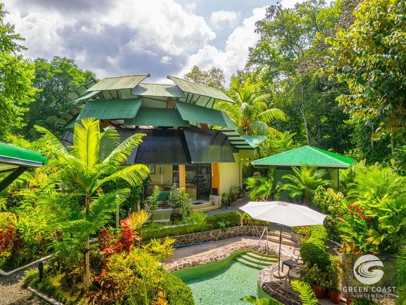 Turnkey Riverside Eco-Resort or Private Family Compound in Ojochal with Pool & Jungle Views — view 11, Ojochal, Costa Rica