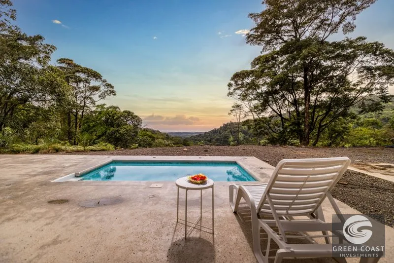 Ocean View Home in Portasol, 2 Bed, 1 Bath, Pool, Private Waterfall & Extra Building Site — view 2, Portalón, Portalón, Costa Rica