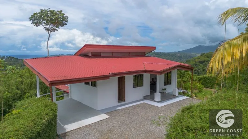 Platanillo Ocean View Home: Sunset Vistas, Rainforest Serenity & Expansion Potential — view 2, Platanillo, Platanillo, Costa Rica