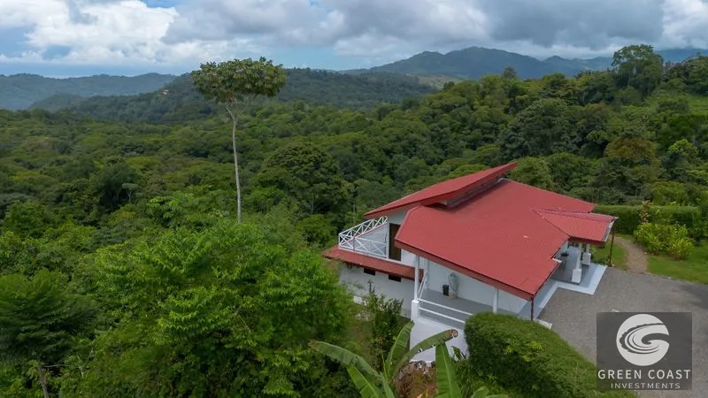 Platanillo Ocean View Home: Sunset Vistas, Rainforest Serenity & Expansion Potential — view 3, Platanillo, Platanillo, Costa Rica