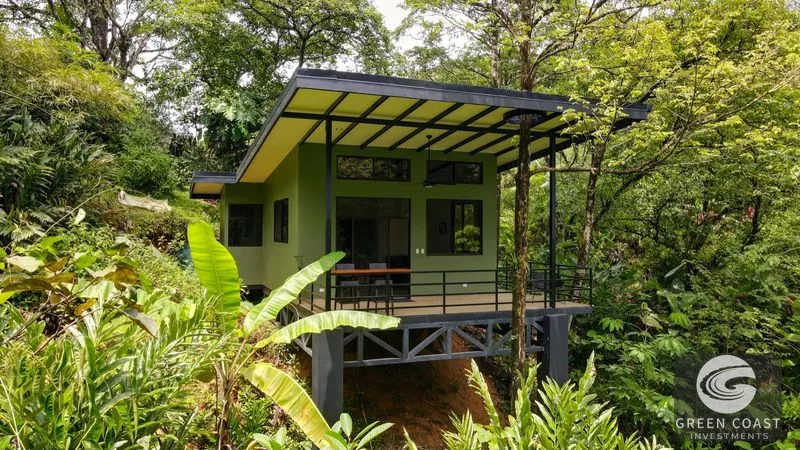 Modern House For Sale With Jungle View, Peaceful Stream, and Rental Cabins — view 6, Ojochal, Ojochal, Costa Rica