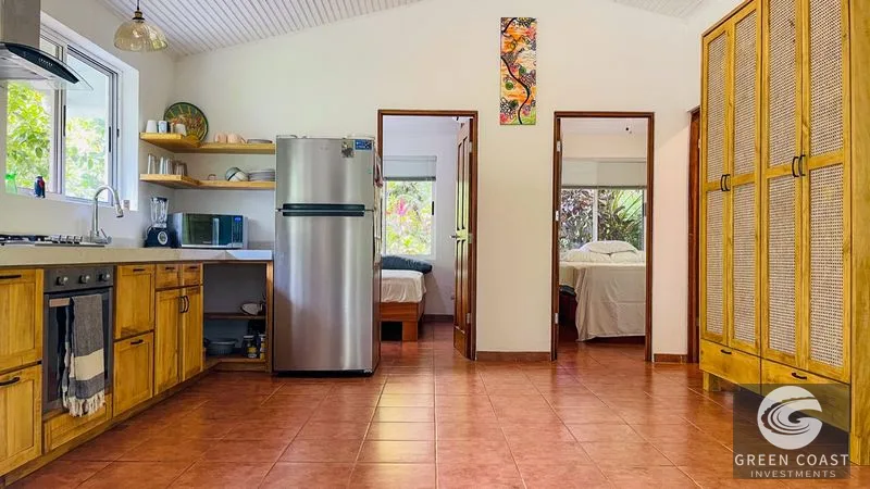 Modern House For Sale With Jungle View, Peaceful Stream, and Rental Cabins — view 10, Ojochal, Ojochal, Costa Rica