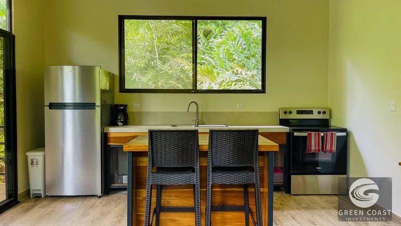 Modern House For Sale With Jungle View, Peaceful Stream, and Rental Cabins — view 15, Ojochal, Ojochal, Costa Rica