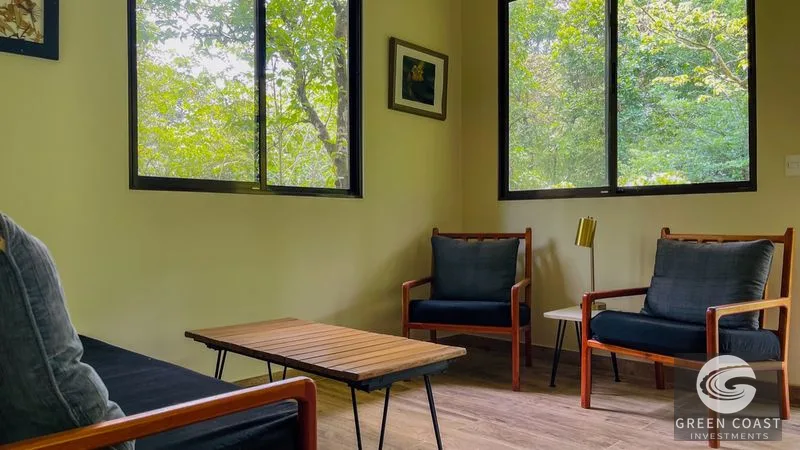 Modern House For Sale With Jungle View, Peaceful Stream, and Rental Cabins — view 17, Ojochal, Ojochal, Costa Rica