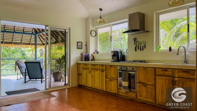 Modern House For Sale With Jungle View, Peaceful Stream, and Rental Cabins — view 26, Ojochal, Ojochal, Costa Rica