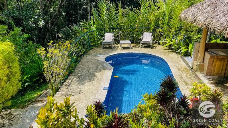 Modern House For Sale With Jungle View, Peaceful Stream, and Rental Cabins — view 35, Ojochal, Ojochal, Costa Rica