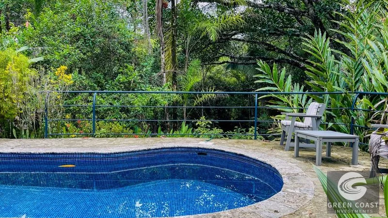 Modern House For Sale With Jungle View, Peaceful Stream, and Rental Cabins — view 36, Ojochal, Ojochal, Costa Rica