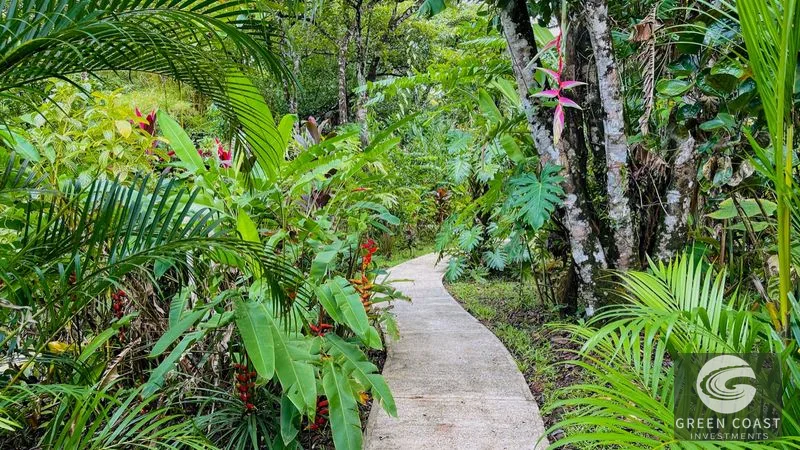 Modern House For Sale With Jungle View, Peaceful Stream, and Rental Cabins — view 40, Ojochal, Ojochal, Costa Rica