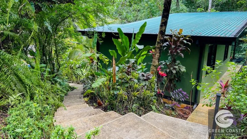 Modern House For Sale With Jungle View, Peaceful Stream, and Rental Cabins — view 45, Ojochal, Ojochal, Costa Rica