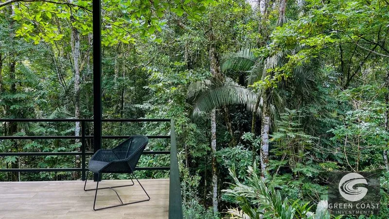 Modern House For Sale With Jungle View, Peaceful Stream, and Rental Cabins — view 46, Ojochal, Ojochal, Costa Rica