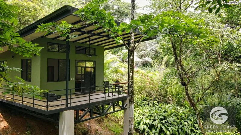 Modern House For Sale With Jungle View, Peaceful Stream, and Rental Cabins — view 54, Ojochal, Ojochal, Costa Rica