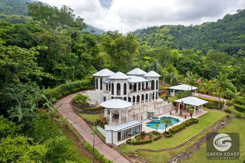OCEAN VIEW ESTATE HOME WITH GUEST BUNGALOW, CARETAKER HOME, FRUIT TREES, AND WATERFALL – 3.47 ACRES — view 4, Ojochal, Ojochal, Costa Rica