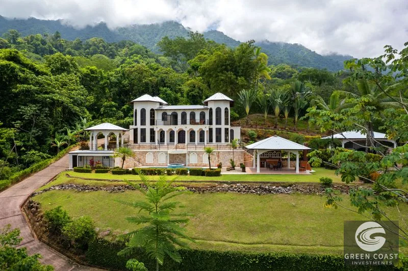 OCEAN VIEW ESTATE HOME WITH GUEST BUNGALOW, CARETAKER HOME, FRUIT TREES, AND WATERFALL – 3.47 ACRES — view 6, Ojochal, Ojochal, Costa Rica