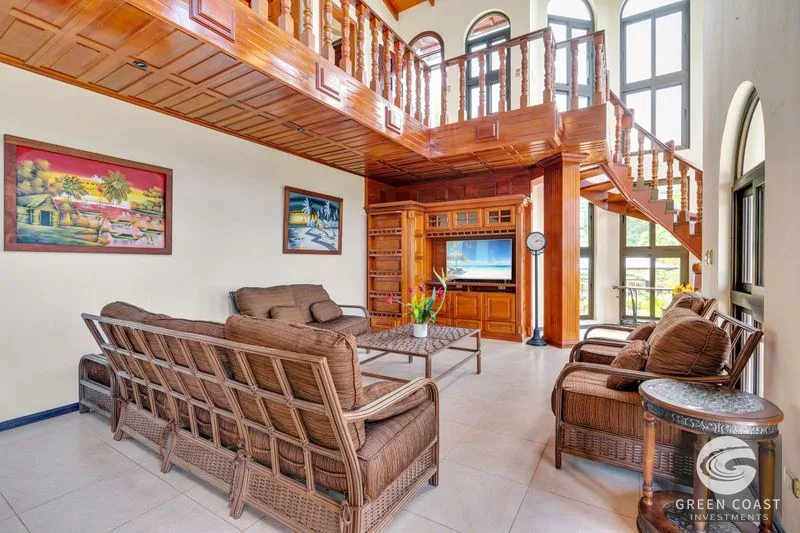 OCEAN VIEW ESTATE HOME WITH GUEST BUNGALOW, CARETAKER HOME, FRUIT TREES, AND WATERFALL – 3.47 ACRES — view 7, Ojochal, Ojochal, Costa Rica
