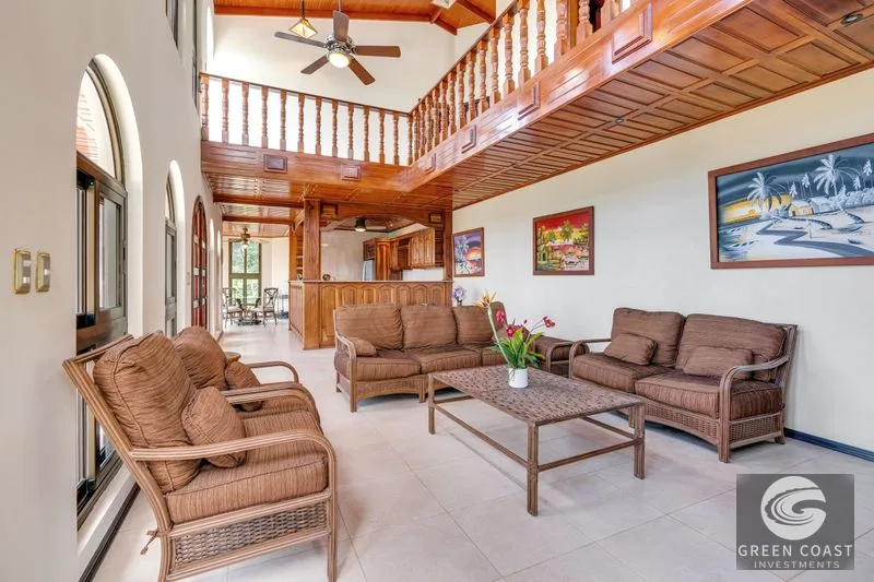 OCEAN VIEW ESTATE HOME WITH GUEST BUNGALOW, CARETAKER HOME, FRUIT TREES, AND WATERFALL – 3.47 ACRES — view 8, Ojochal, Ojochal, Costa Rica