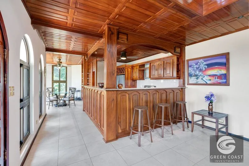 OCEAN VIEW ESTATE HOME WITH GUEST BUNGALOW, CARETAKER HOME, FRUIT TREES, AND WATERFALL – 3.47 ACRES — view 13, Ojochal, Ojochal, Costa Rica