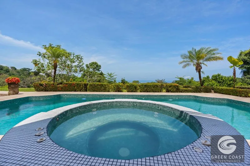 OCEAN VIEW ESTATE HOME WITH GUEST BUNGALOW, CARETAKER HOME, FRUIT TREES, AND WATERFALL – 3.47 ACRES — view 17, Ojochal, Ojochal, Costa Rica