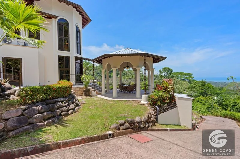 OCEAN VIEW ESTATE HOME WITH GUEST BUNGALOW, CARETAKER HOME, FRUIT TREES, AND WATERFALL – 3.47 ACRES — view 19, Ojochal, Ojochal, Costa Rica