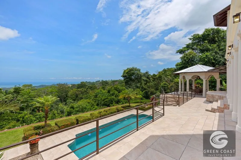 OCEAN VIEW ESTATE HOME WITH GUEST BUNGALOW, CARETAKER HOME, FRUIT TREES, AND WATERFALL – 3.47 ACRES — view 21, Ojochal, Ojochal, Costa Rica
