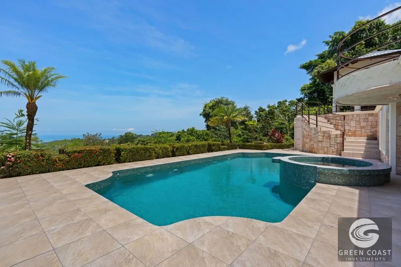 OCEAN VIEW ESTATE HOME WITH GUEST BUNGALOW, CARETAKER HOME, FRUIT TREES, AND WATERFALL – 3.47 ACRES — view 22, Ojochal, Ojochal, Costa Rica