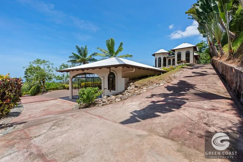 OCEAN VIEW ESTATE HOME WITH GUEST BUNGALOW, CARETAKER HOME, FRUIT TREES, AND WATERFALL – 3.47 ACRES — view 44, Ojochal, Ojochal, Costa Rica