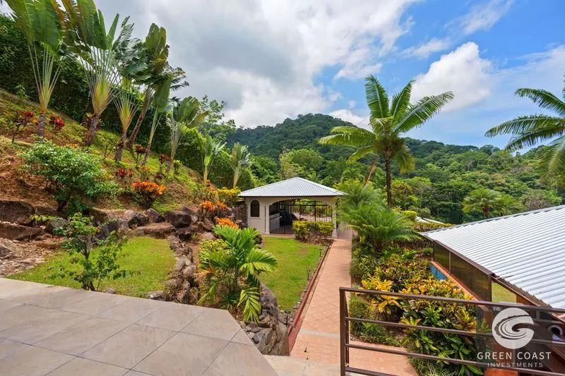 OCEAN VIEW ESTATE HOME WITH GUEST BUNGALOW, CARETAKER HOME, FRUIT TREES, AND WATERFALL – 3.47 ACRES — view 45, Ojochal, Ojochal, Costa Rica