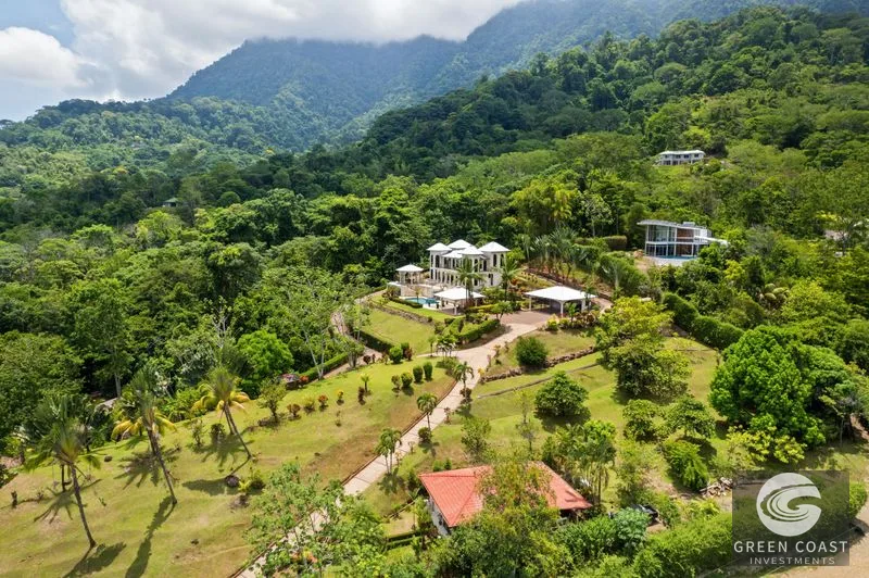 OCEAN VIEW ESTATE HOME WITH GUEST BUNGALOW, CARETAKER HOME, FRUIT TREES, AND WATERFALL – 3.47 ACRES — view 52, Ojochal, Ojochal, Costa Rica