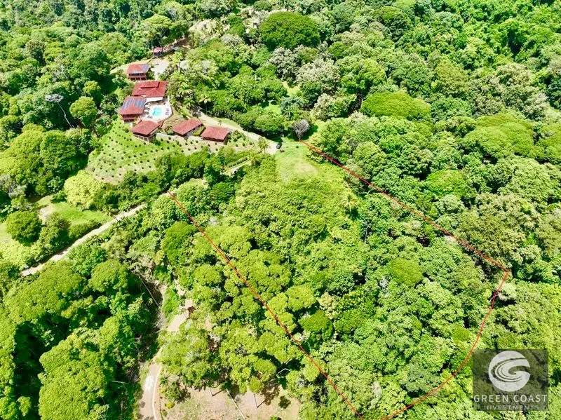 Whale's Tail Ocean View Luxury Estate Lot with Easy Highway Access — view 2, Dominical, Costa Rica
