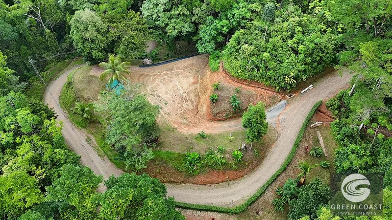 Uvita 25-Acre Estate: Mountain & Ocean View Building Pads, Private Jungle, Near Town & River — view 6, Uvita, Uvita, Costa Rica
