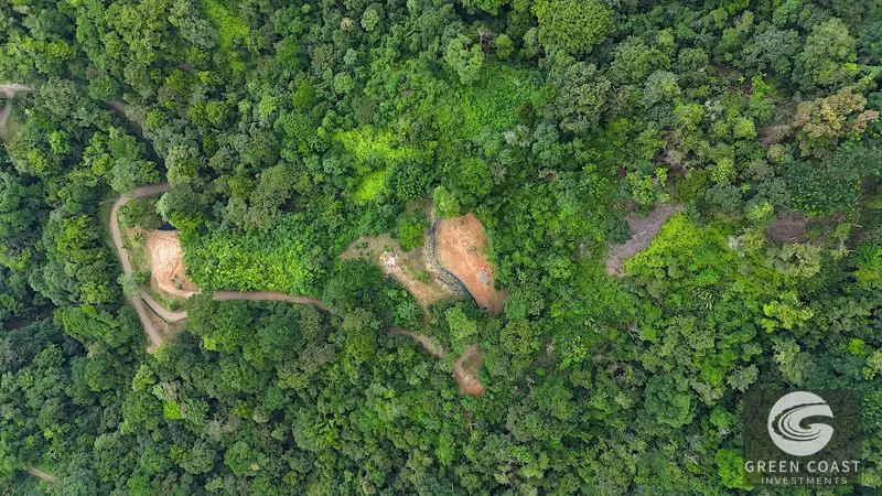 Uvita 25-Acre Estate: Mountain & Ocean View Building Pads, Private Jungle, Near Town & River — view 8, Uvita, Uvita, Costa Rica