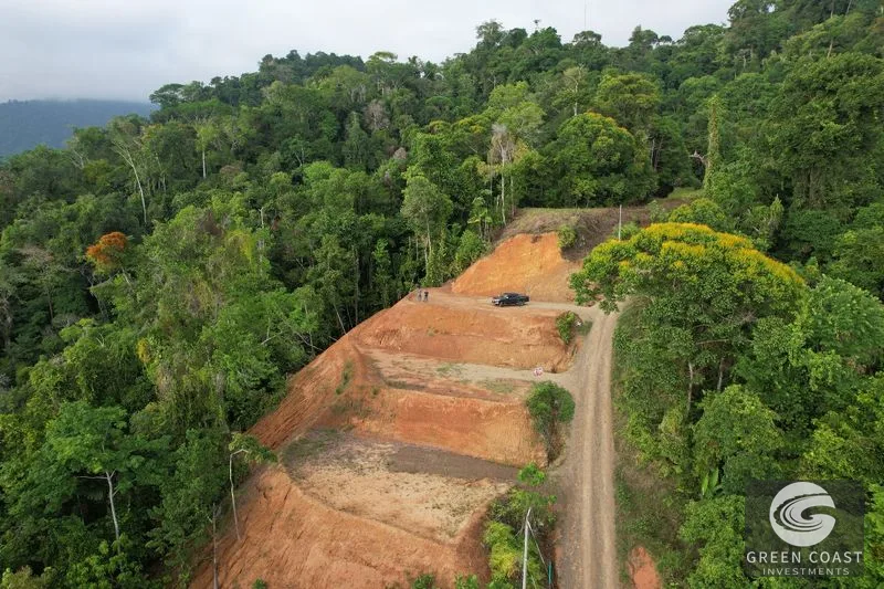 Ocean View Development Opportunity: 3 Build-Ready Lots Near Ojochal with Year-Round Sunsets — view 2, Ojochal, Costa Rica
