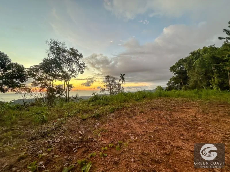 Ocean View Development Opportunity: 3 Build-Ready Lots Near Ojochal with Year-Round Sunsets — view 6, Ojochal, Costa Rica
