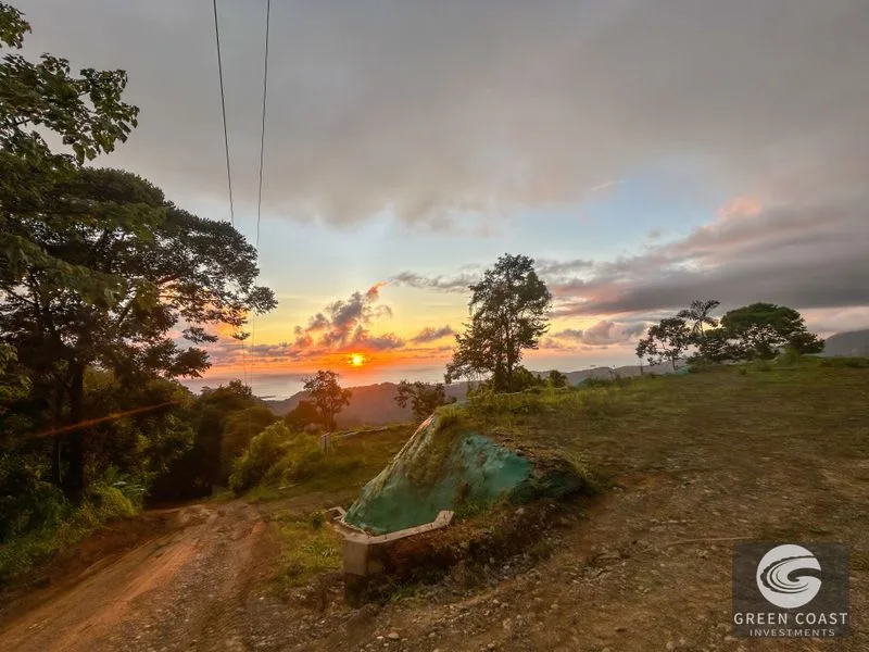 Ocean View Development Opportunity: 3 Build-Ready Lots Near Ojochal with Year-Round Sunsets — view 14, Ojochal, Costa Rica