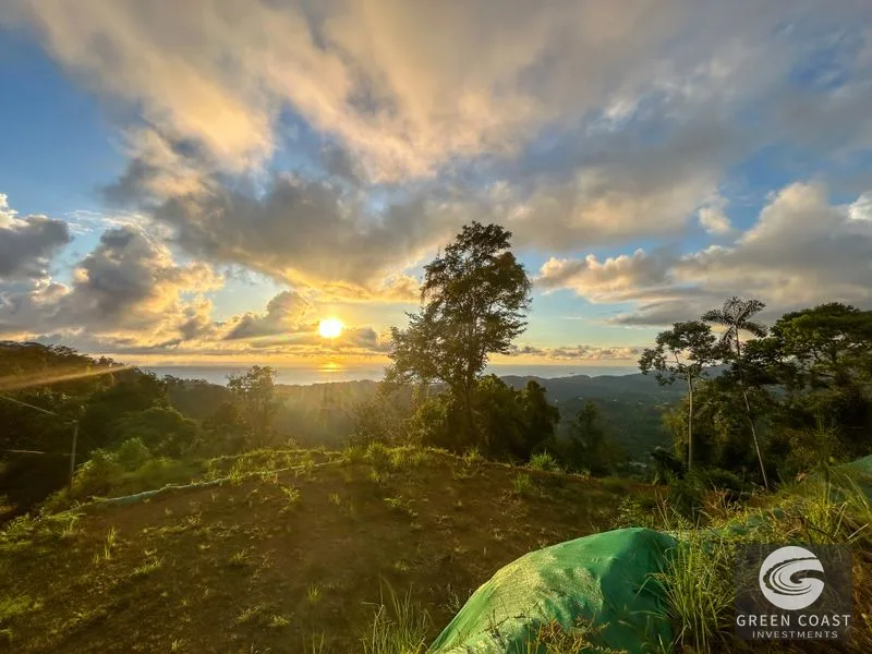 Ocean View Development Opportunity: 3 Build-Ready Lots Near Ojochal with Year-Round Sunsets — view 20, Ojochal, Costa Rica