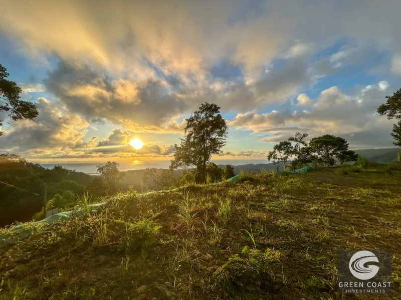 Ocean View Development Opportunity: 3 Build-Ready Lots Near Ojochal with Year-Round Sunsets — view 23, Ojochal, Costa Rica
