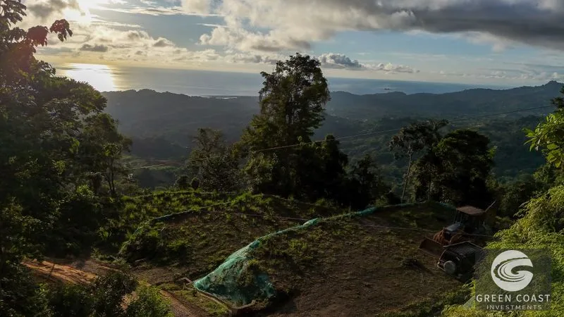 Ocean View Development Opportunity: 3 Build-Ready Lots Near Ojochal with Year-Round Sunsets — view 28, Ojochal, Costa Rica