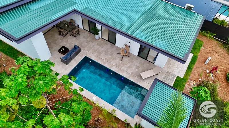 Uvita Modern Oasis: Turn-Key 3-Bed Villa with Pool, Mountain Views & Beach Access — view 2, Uvita, Osa, Costa Rica