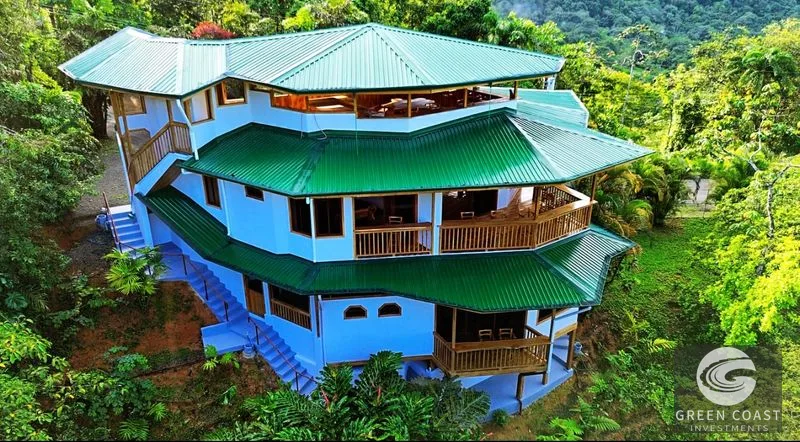 Luxury Teak Estate with Ocean Views & Natural Pool near Dominical — view 1, Barú San José, Pérez Zeledón, Costa Rica