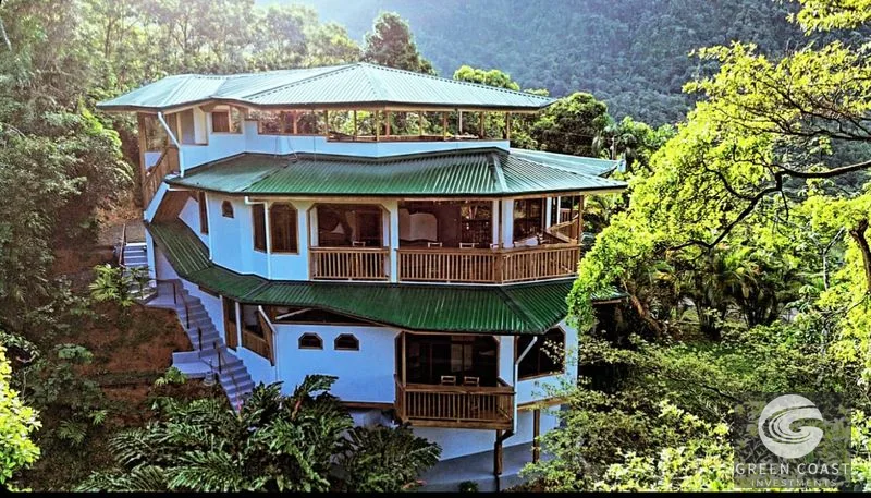 Luxury Teak Estate with Ocean Views & Natural Pool near Dominical — view 2, Barú San José, Pérez Zeledón, Costa Rica