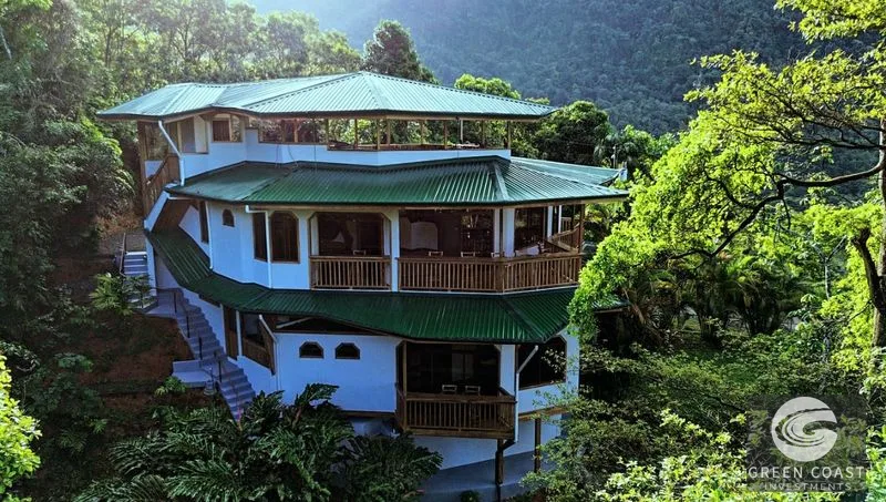 Luxury Teak Estate with Ocean Views & Natural Pool near Dominical — view 6, Barú San José, Pérez Zeledón, Costa Rica