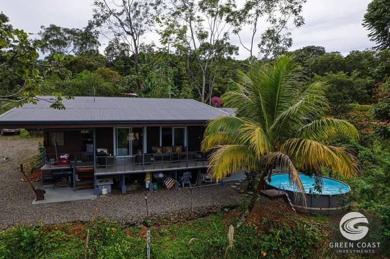 Dominical Mountain Retreat: Ocean Glimpses & Fruit Orchard — view 1, Dominical, Costa Rica