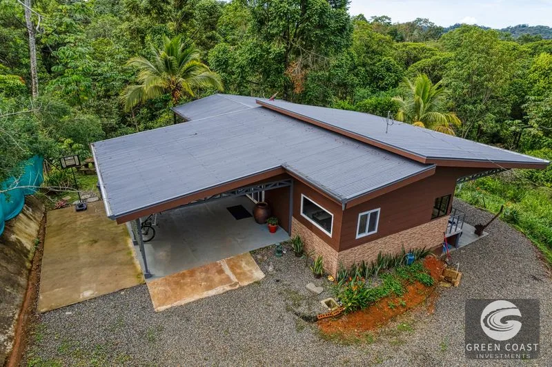 Dominical Mountain Retreat: Ocean Glimpses & Fruit Orchard — view 3, Dominical, Costa Rica